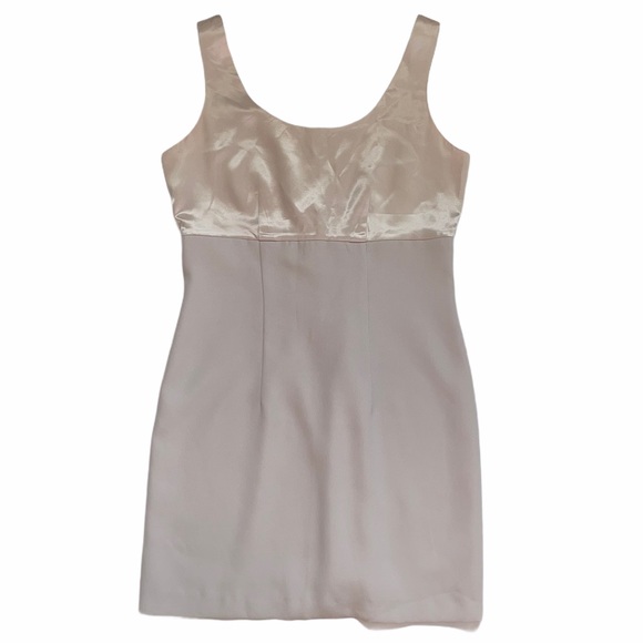 ALGO Short Vintage Dress Cream Size 8 - Picture 1 of 7